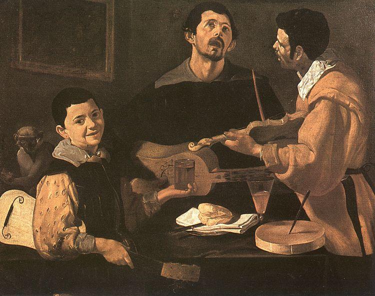 Diego Velazquez Three Musicians oil painting image